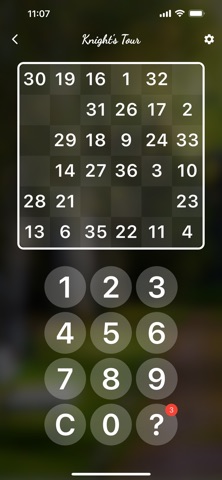 Knight’s Tour mobile puzzle