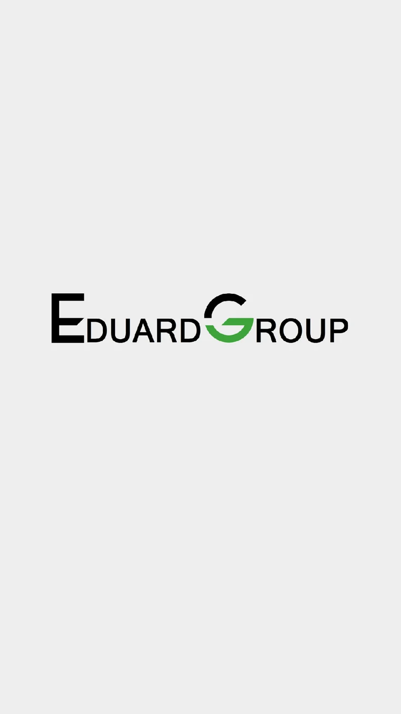 Original Eduard Group wordmark with a green G